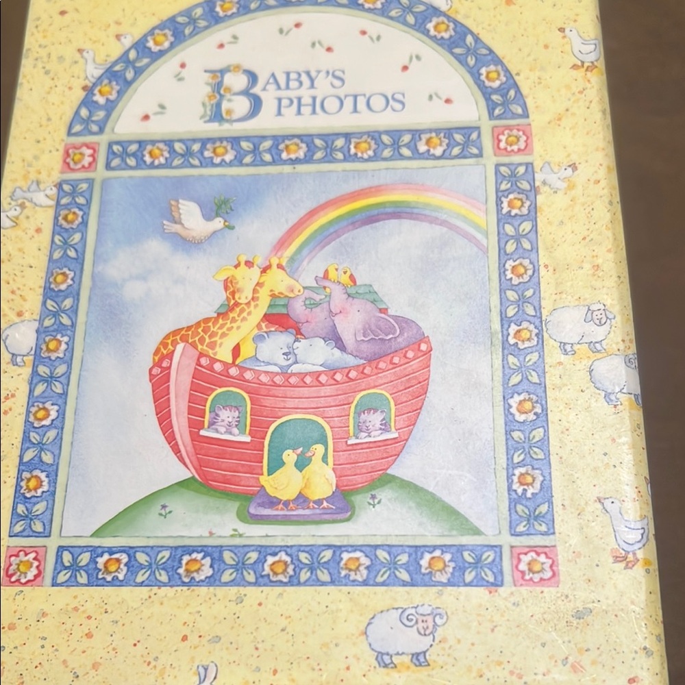 Baby's Photo Album with Noah's Ark Design